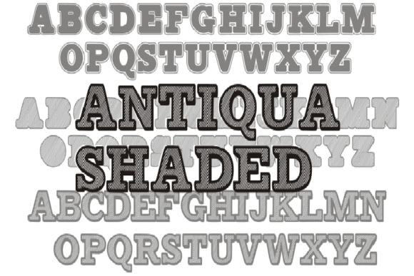 Antiqua Shaded: A Unique Font for Creative Branding