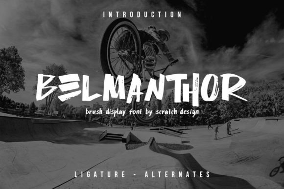 Belmanthor: A Bold Urban Display Font for Editorial Impact