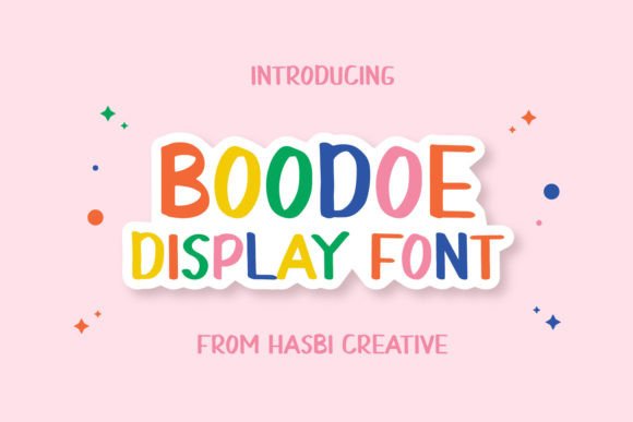 Boodoe Display Font for Small Business Branding