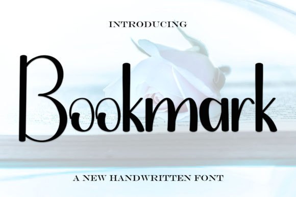 Bookmark: A Handwritten Display Font for Elegant Digital Branding