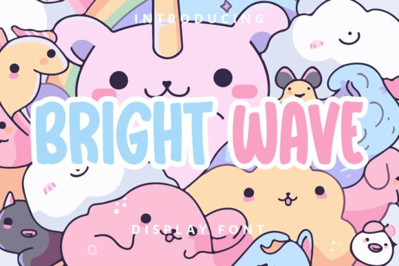 Bright Wave Display Font for Scroll-Stopping Visuals