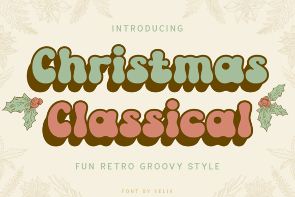 Christmas Classical Font for Festive Branding That Feels Real