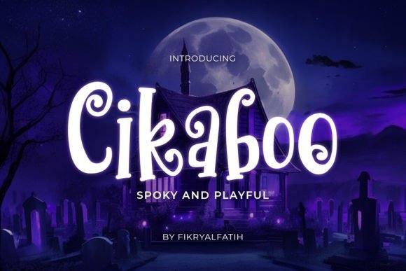Cikaboo: A Playful Spooky Font for Halloween Campaigns