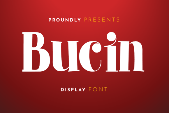 Discover Bucin: A Versatile Display Font for Creative Projects