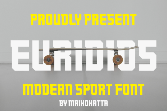 Euridios Display Font for Sports Branding