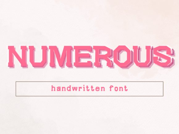 Exploring Numerous: A Versatile Font for Creative Branding