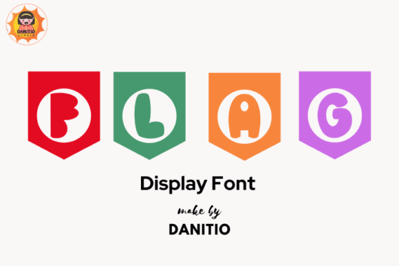 Flag Display Font for Playful Branding
