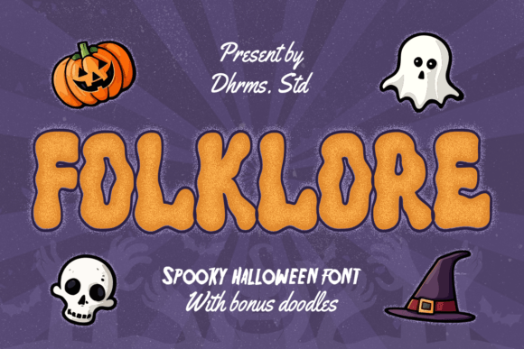 Folklore Font for Spooky, Whimsical Branding