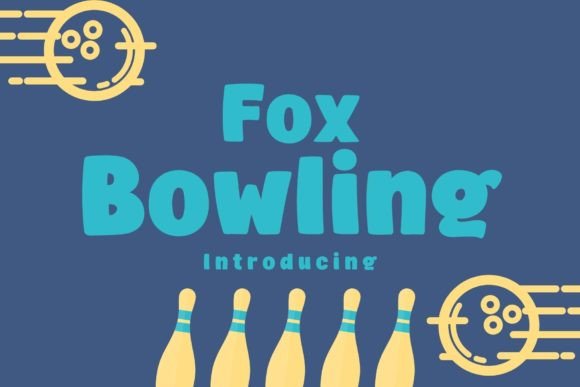 Fox Bowling Display Font for Bold Handmade Designs