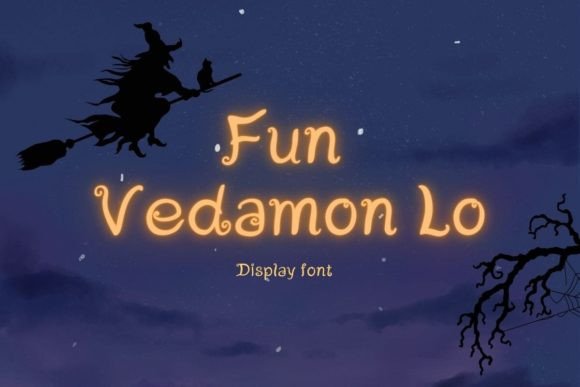 Fun Vedamon Lo Display Font for Bold, Quirky Campaign Headlines