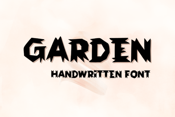 Garden Handwritten Font for Creative Campaigns