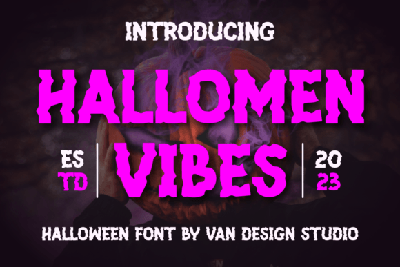 Hallomen Vibes Display Font for Editorial Impact