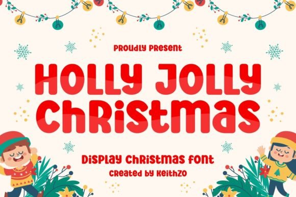 Holly Jolly Christmas Font for Festive Web Design