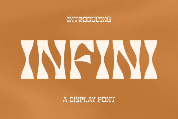 Infini Display Font for Modern Whimsical Branding