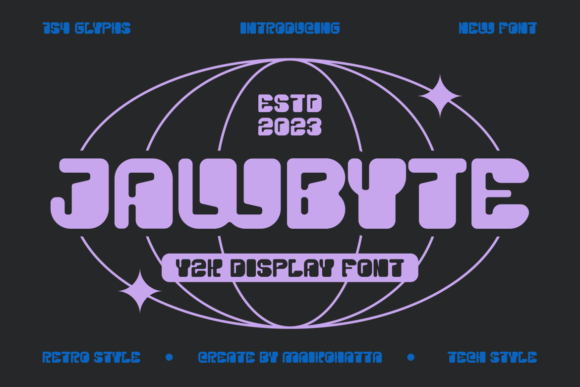 Jawbyte: The Perfect Y2K-Inspired Display Font