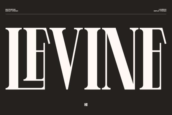Levine Font: Luxury Display Typeface for Crafters