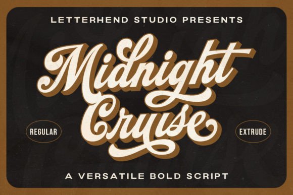 Midnight Cruise Font for Elegant Handmade Branding