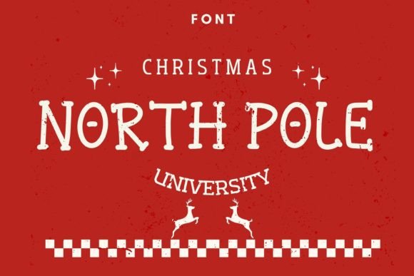 North Pole Christmas Font for Joyful, Youthful Branding