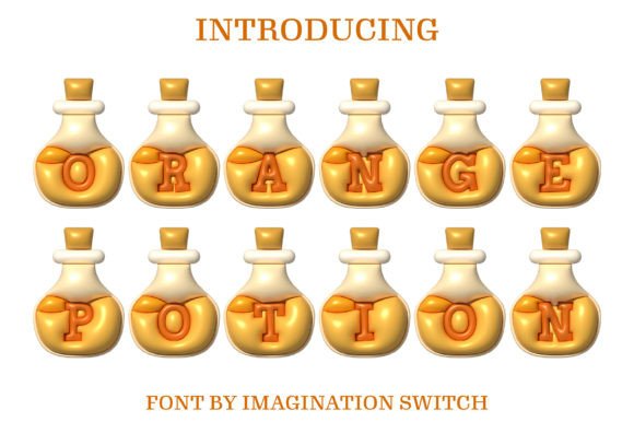 Orange Potion Inflated: A Vibrant Display Font for Scroll-Stopping Marketing