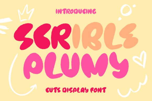 Scrible Plumy: A Whimsical Display Font for Editorial Magic