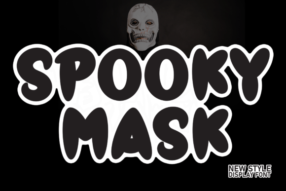 Spooky Mask: A Sweet and Friendly Display Font for Creative Projects