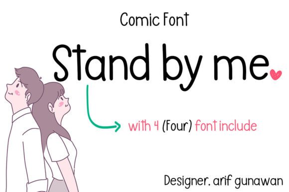 Stand by Me Font for Handmade Branding & Display