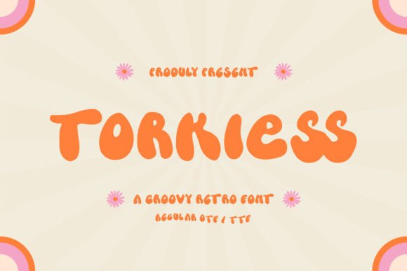 Torkless: A Groovy Retro Display Font for Editorial Charm