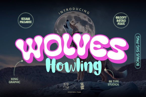 Transform Your Brand with Wolves Howling Font