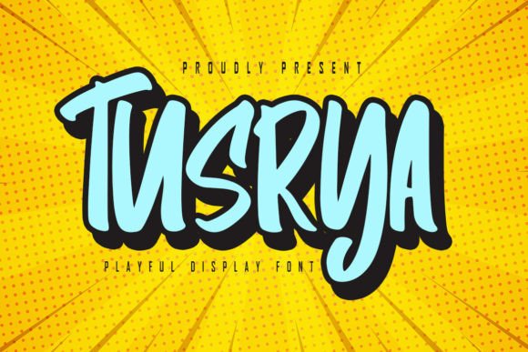 Tusrya Font for Elegant Digital Branding