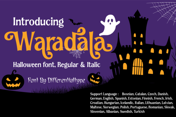 Waradala: The Perfect Halloween Display Font for Crafters
