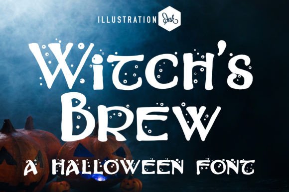 Witch s Brew Display Font for Magical Handmade Designs